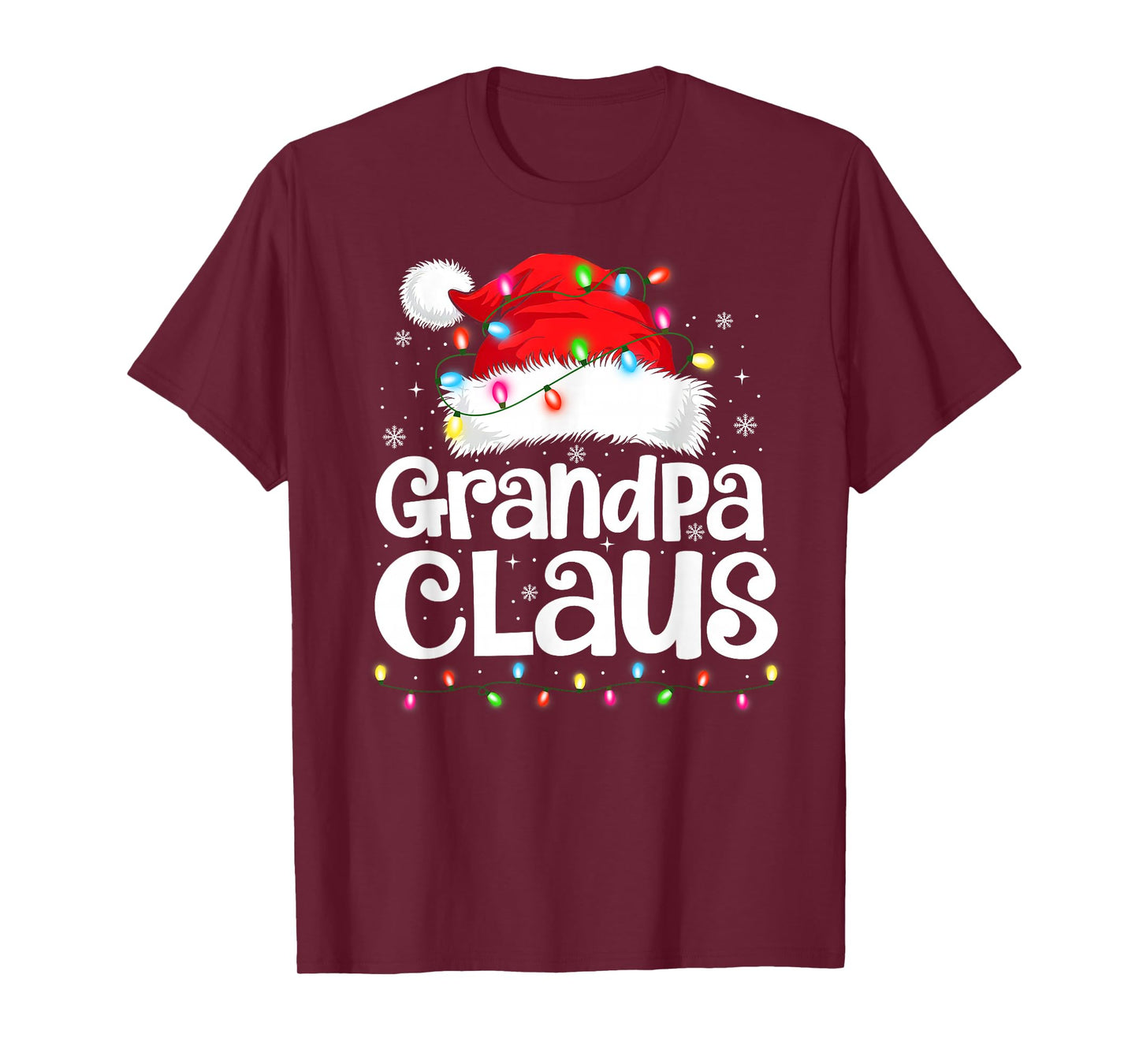 Grandpa Claus Matching Family Christmas Funny Xmas Pajamas T-Shirt
