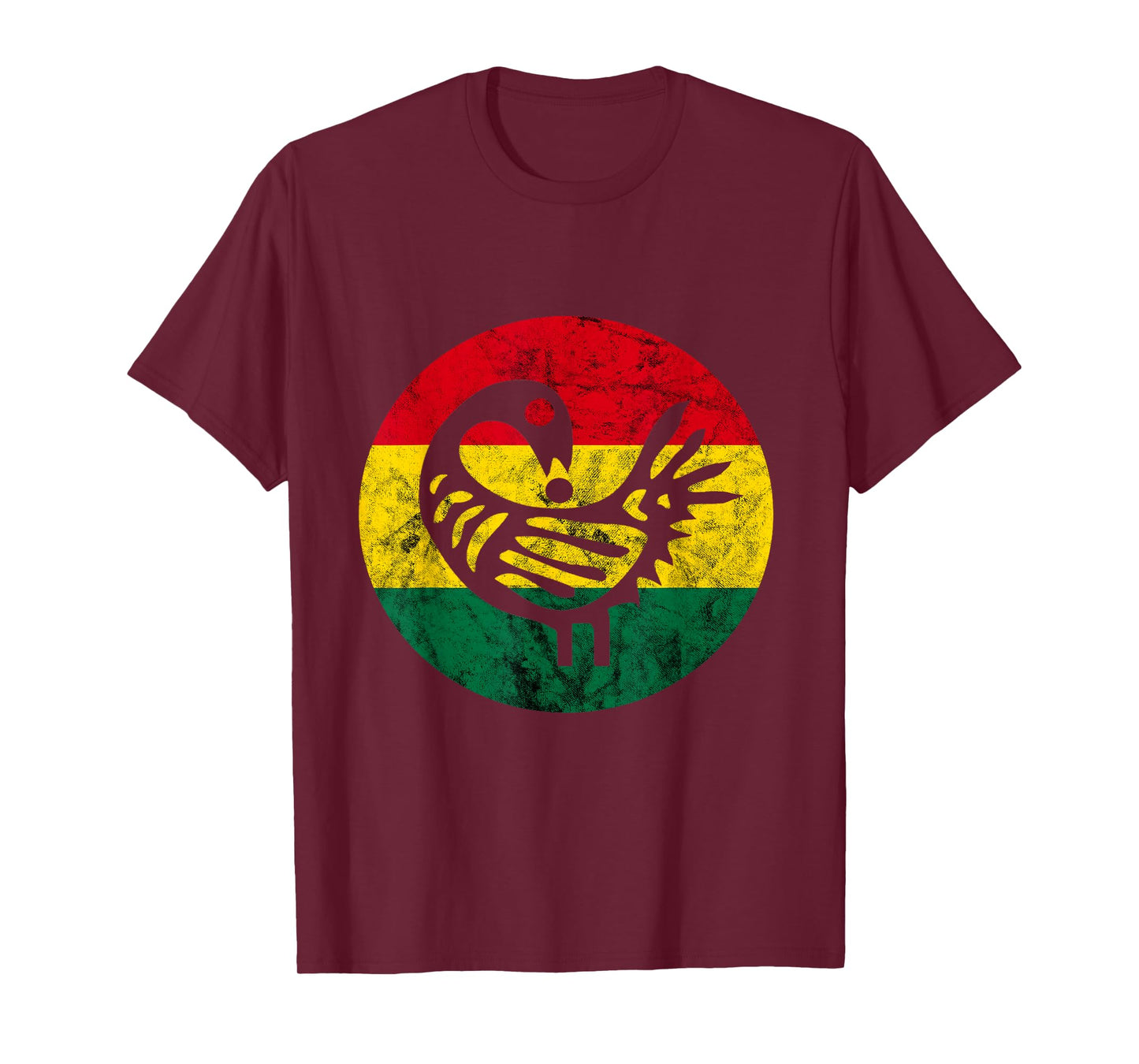 Sankofa Learn From The Past African Bird Black History T-Shirt