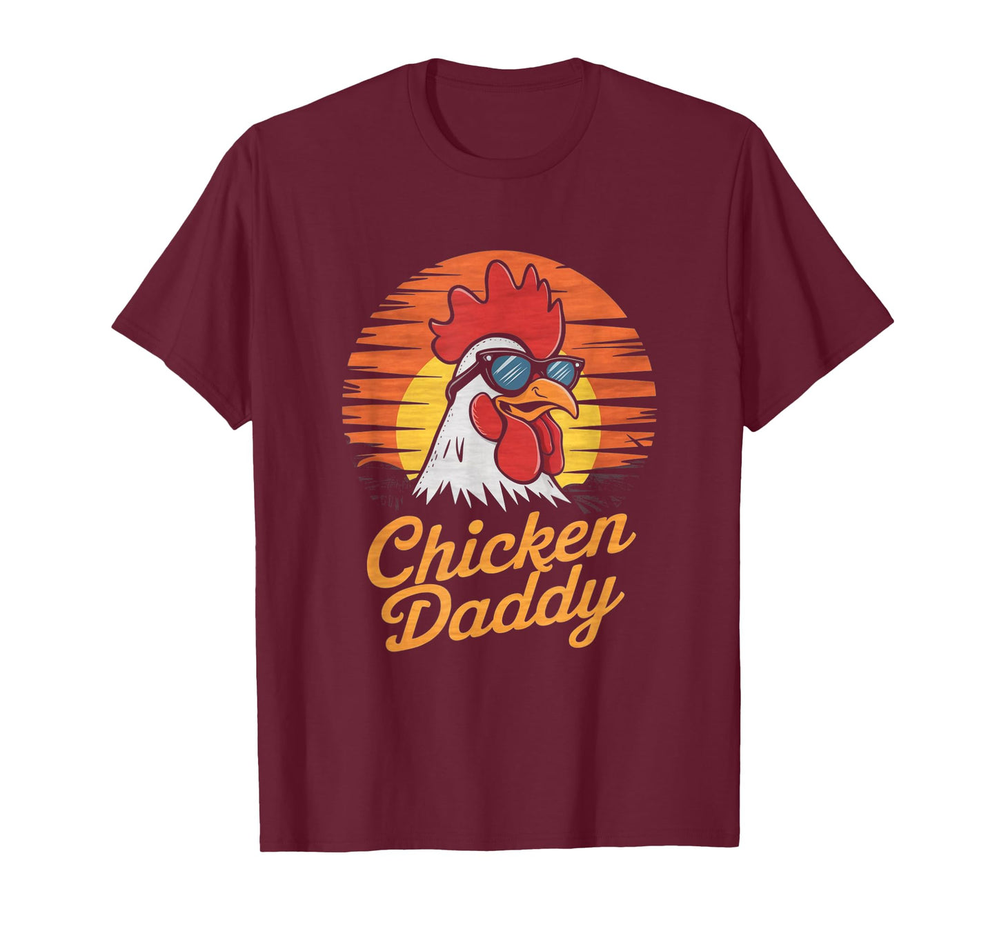 Chicken Daddy Vintage Farmer Funny Fathers Day Mens Gifts T-Shirt