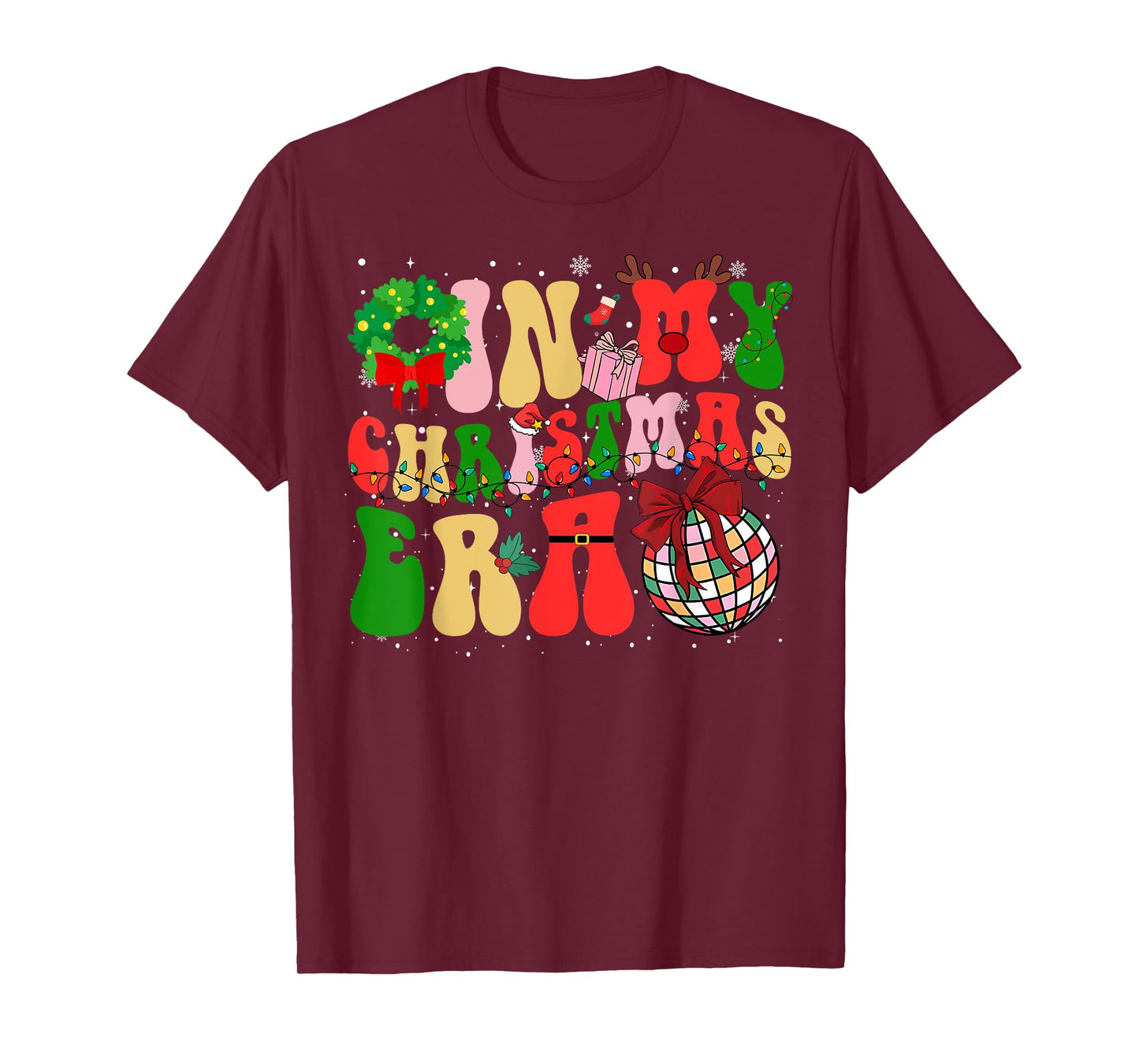 Family Matching in My Christmas Era Xmas 2025 Men Women Kid T-Shirt