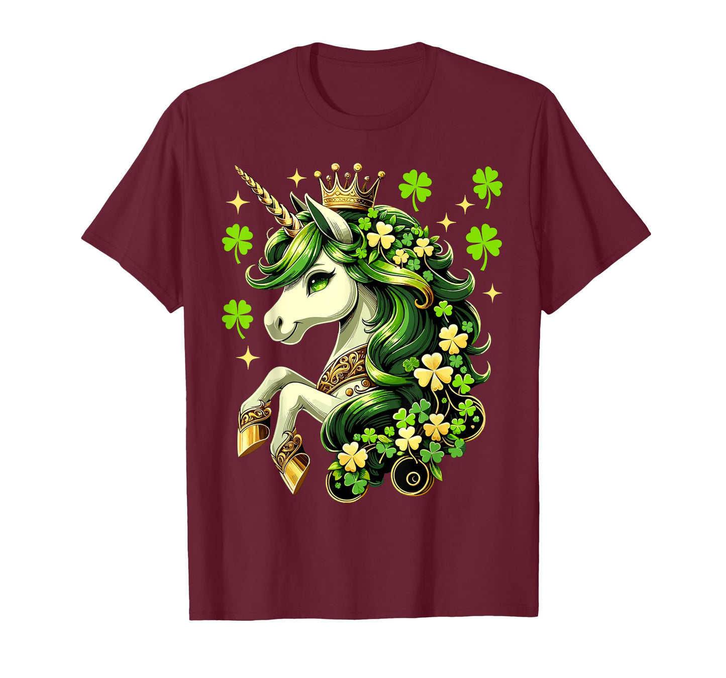 St Patrick Day Unicorn Girls Toddler Lepricorn Unicorn T-Shirt