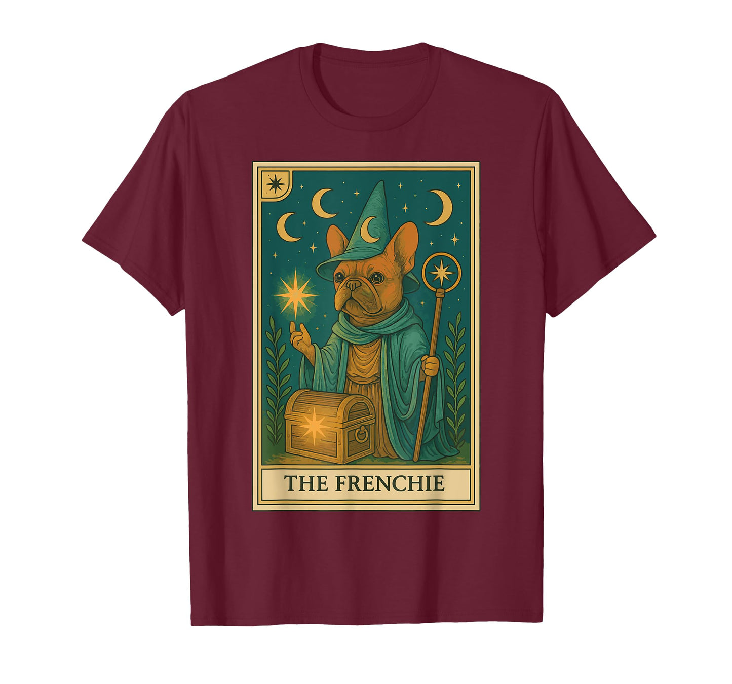 The Frenchie Tarot Card T-Shirt