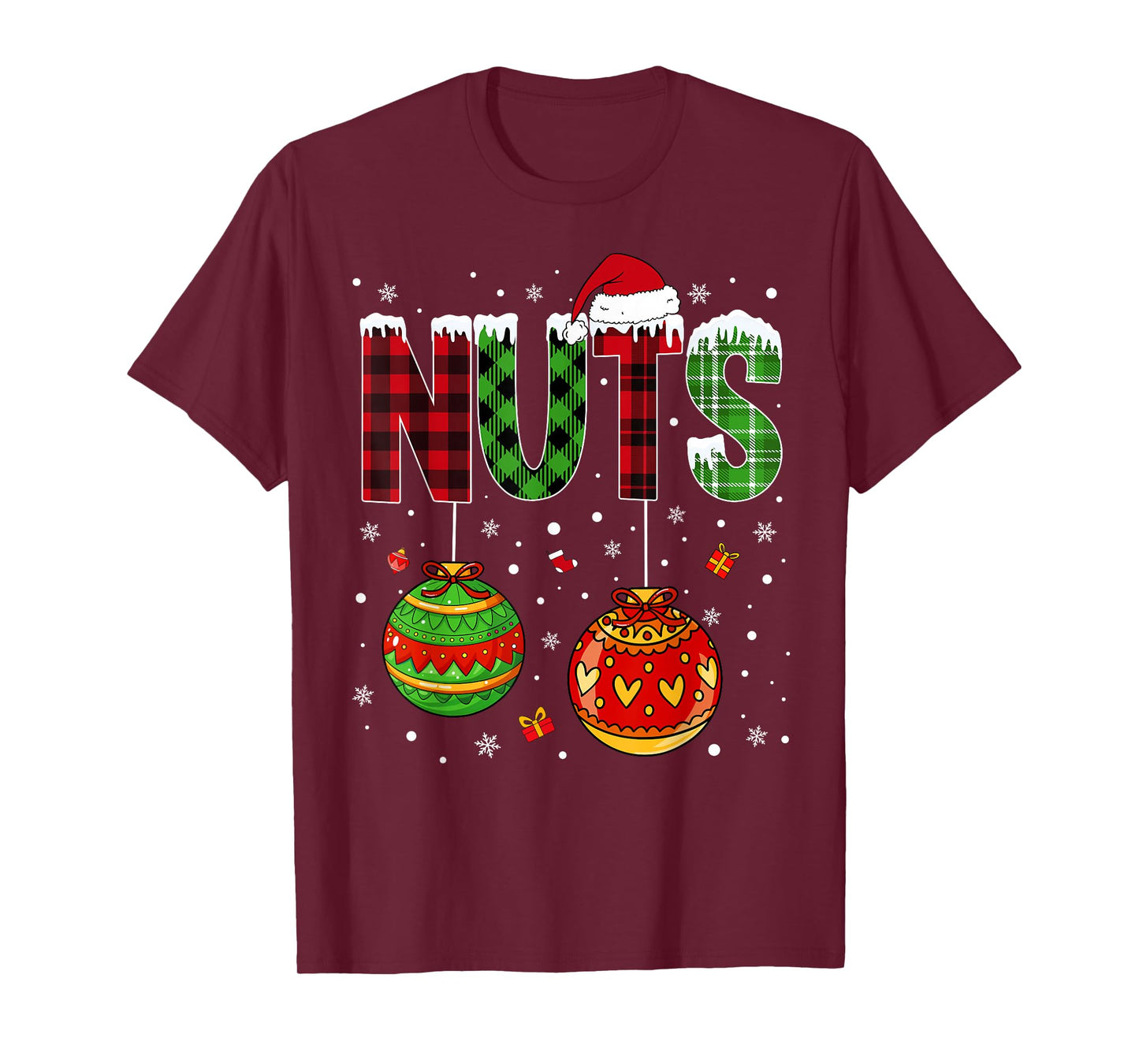 Chestnuts Matching Family Funny Chest Nuts Christmas Couples T-Shirt