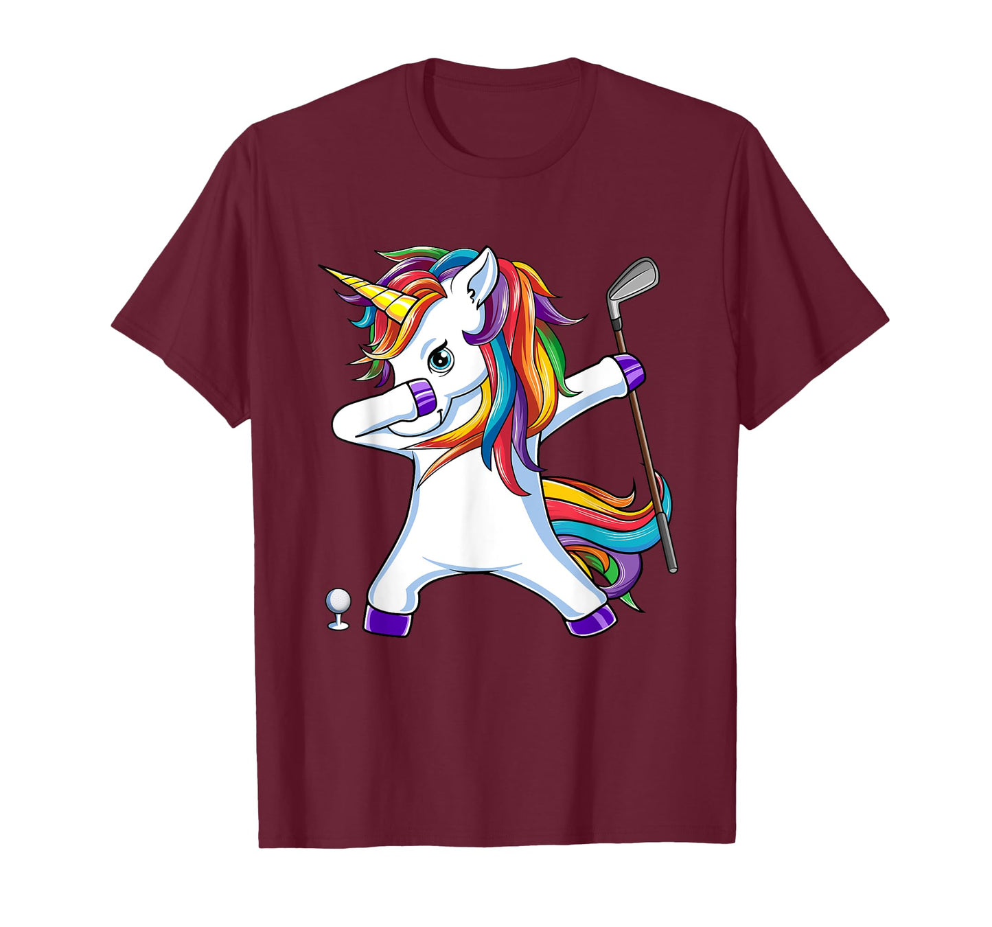 Dabbing Unicorn Golf - Golfing Golfer Girl Gift T-Shirt