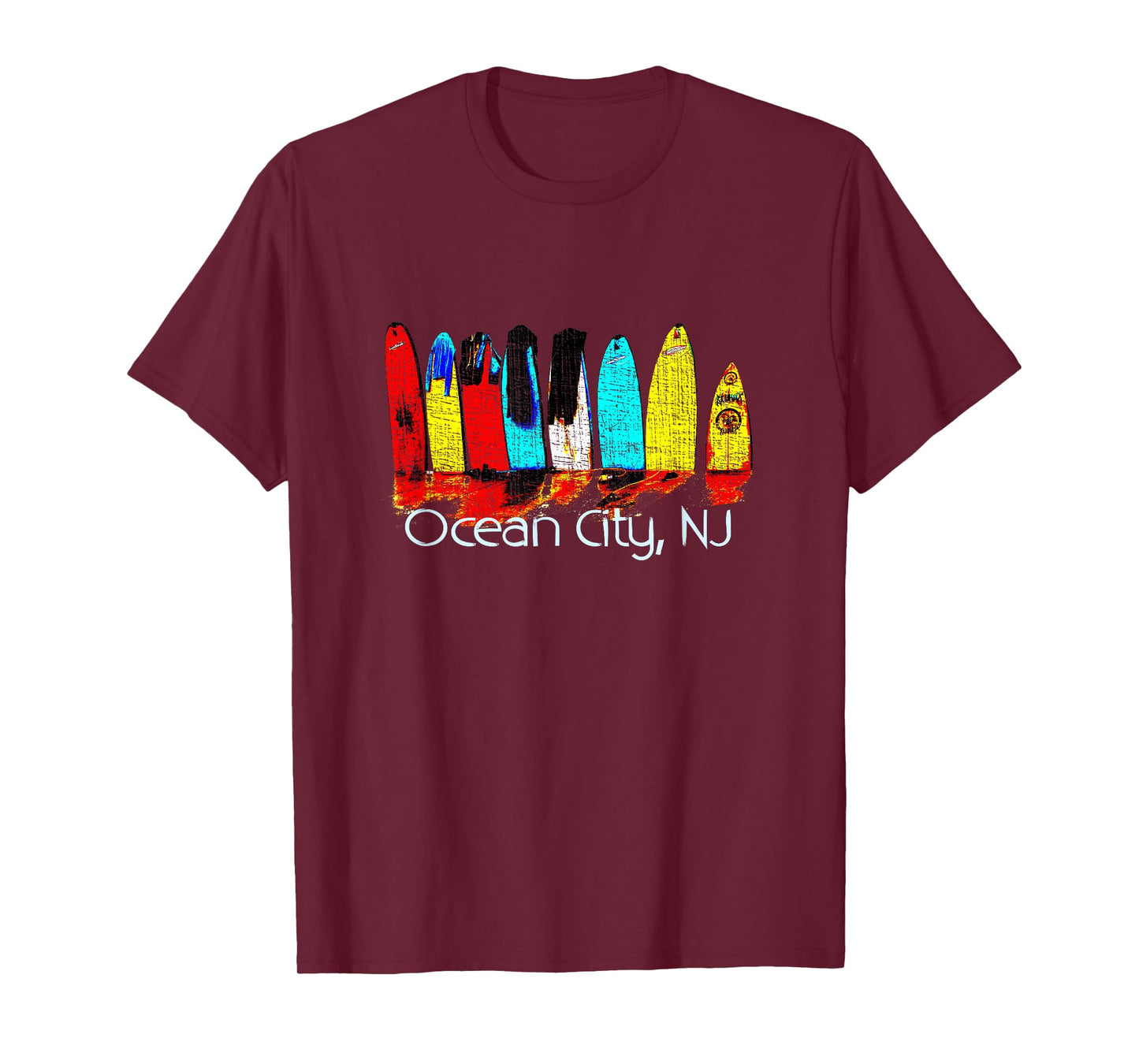 Ocean City New Jersey Surfing T-Shirt T-Shirt