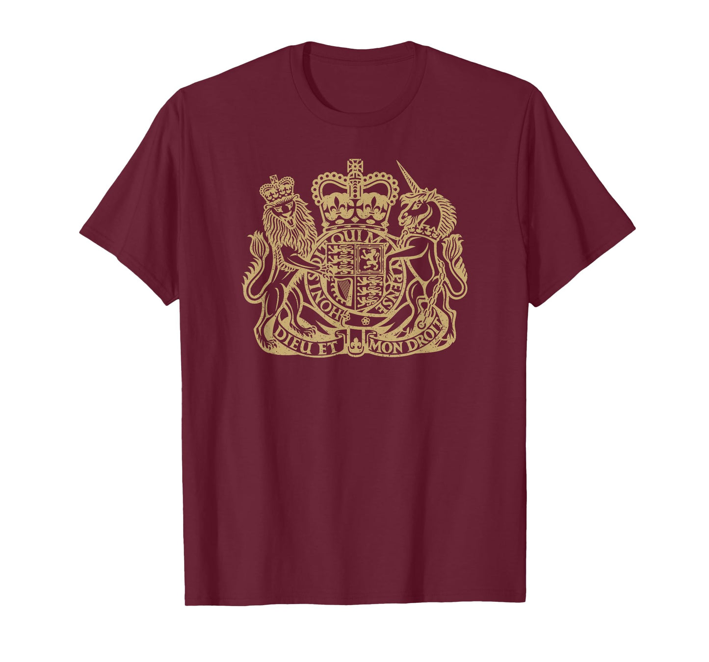 UNITED KINGDOM UK COAT OF ARMS LION AND UNICORN SYMBOL T-Shirt