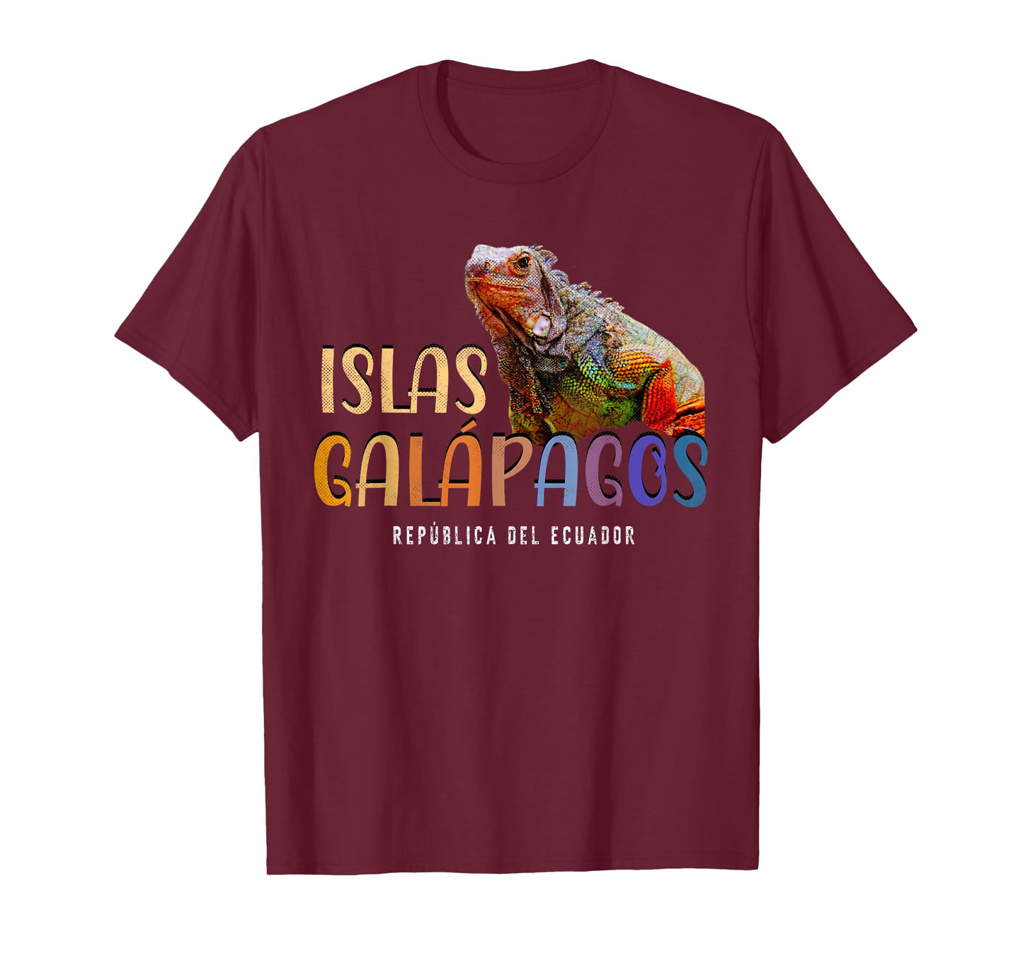 Vintage Galapagos Islands Ecuador Iguana Islas Galapagos T-Shirt
