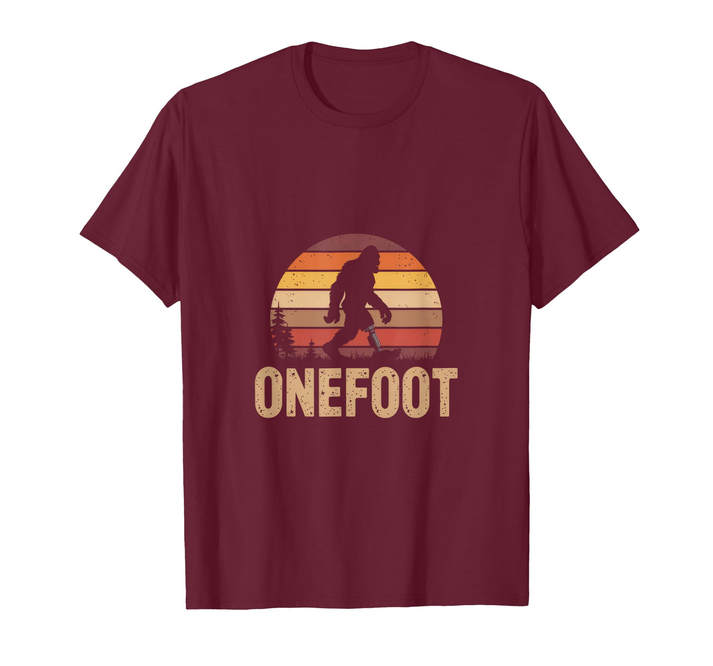 Onefoot - Prosthetic Leg Amputee Recovery Bigfoot T-Shirt