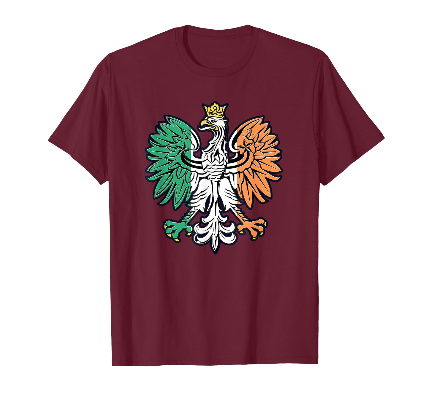 Polish Irish Flag Poland Eagle T-Shirt