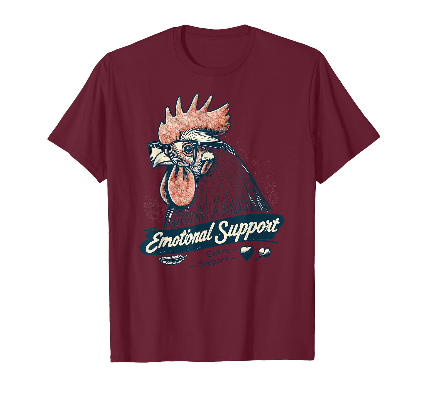 Chicken Emotional Support T-Shirt