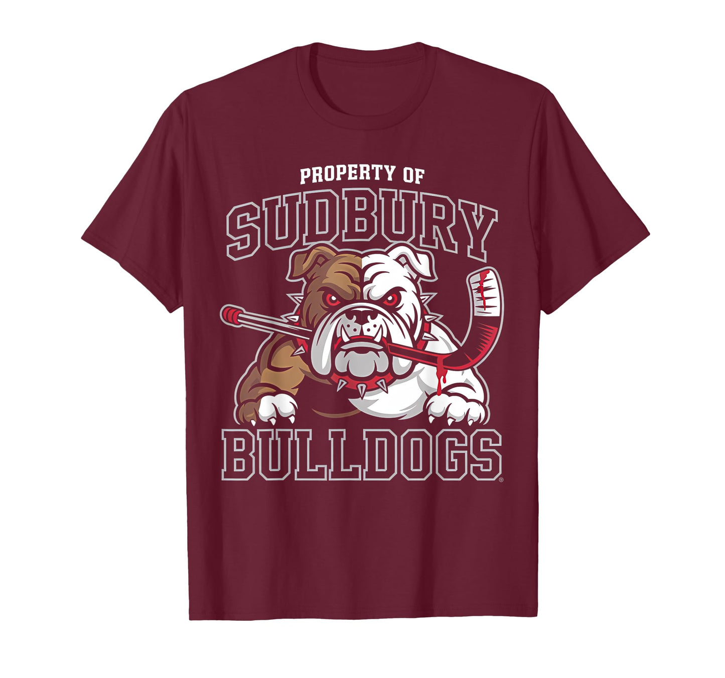 Property of Sudbury Bulldogs Fun Lover Hockey Sport T-Shirt