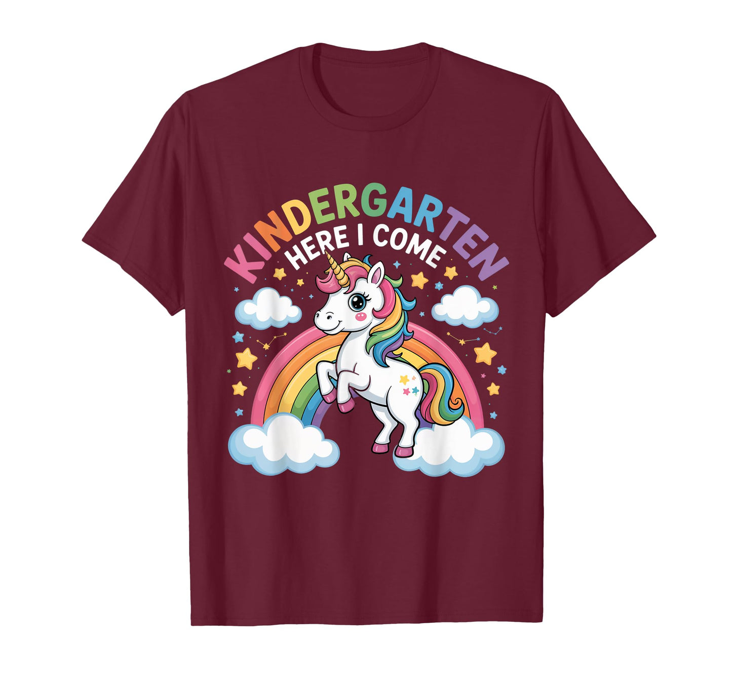 Unicorn Kindergarten Here I come School Kindergarten Girl T-Shirt
