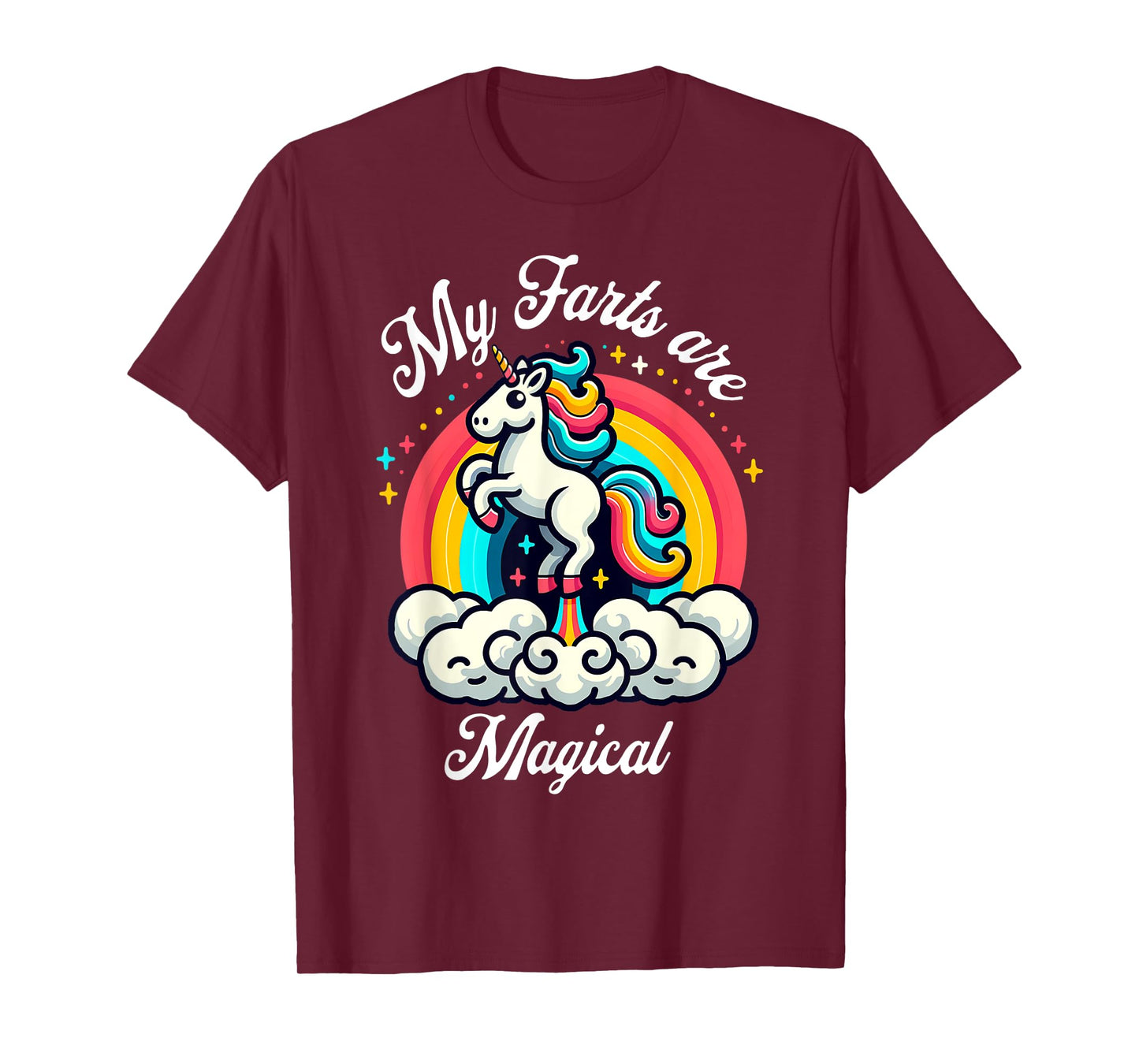 My Farts Are Magical Unicorn Rainbow Funny Farting Unicorn T-Shirt