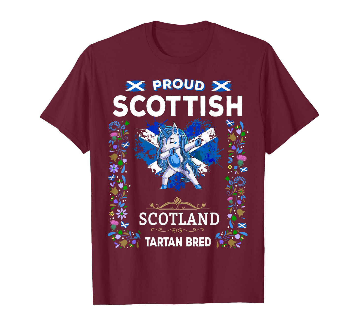 Scottish Unicorn Outfit Idea For Toddlers & Kids Scotland T-Shirt
