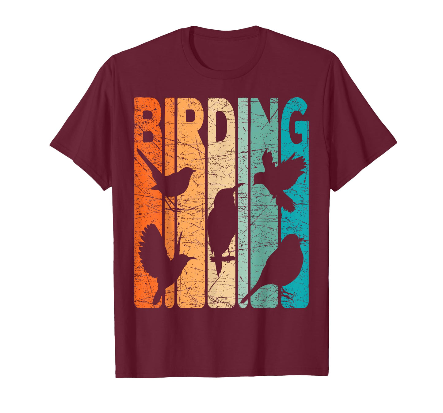 Birding Vintage Birdwatching Retro Birdwatcher T-Shirt