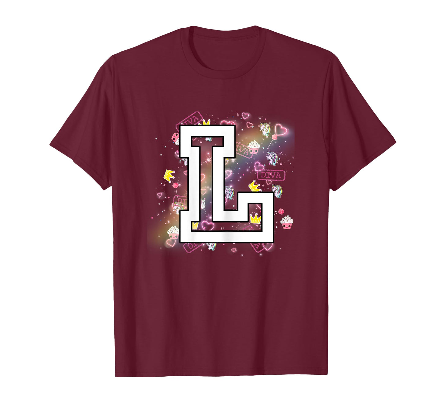 Kids Letter L Clothing For a Girl Who's Name Starts With L T-Shirt