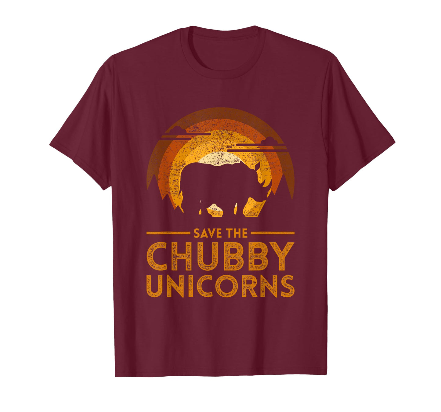 Save The Chubby Unicorns Rhino T-Shirt