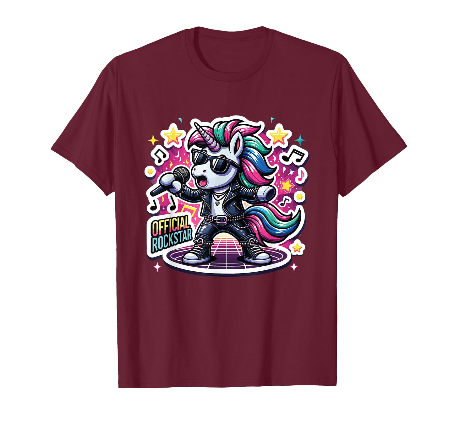 Funny unicorn Singer Rockstar Band official rockstar T-Shirt