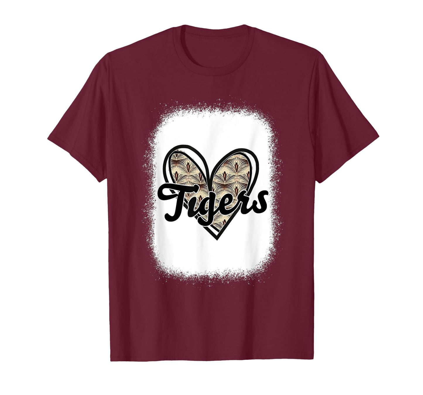 Football Tigers School Sports Fan Team Spirit T-Shirt