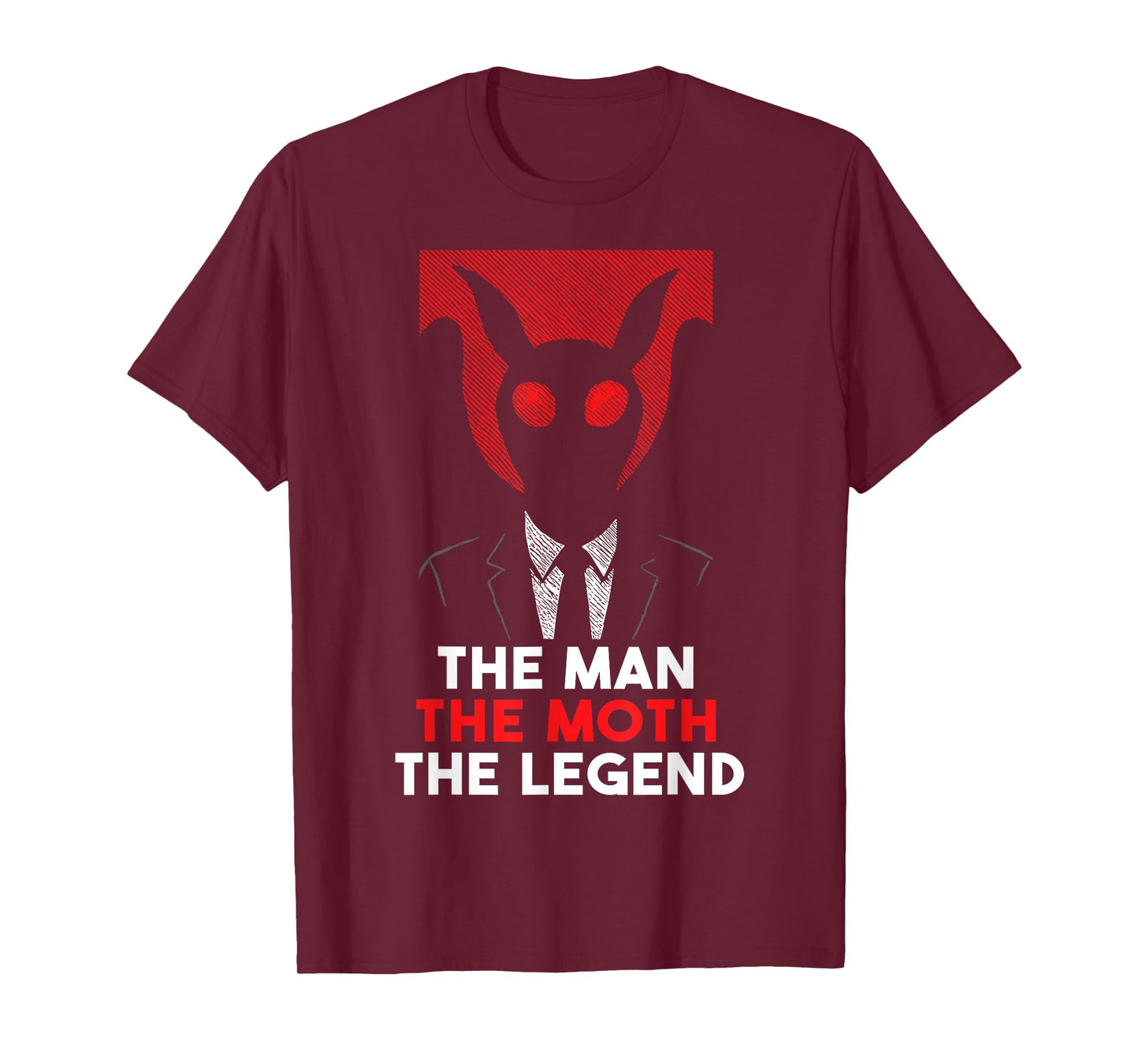 The Man The Moth The Legend Funny Mothman Cryptid Folklore T-Shirt