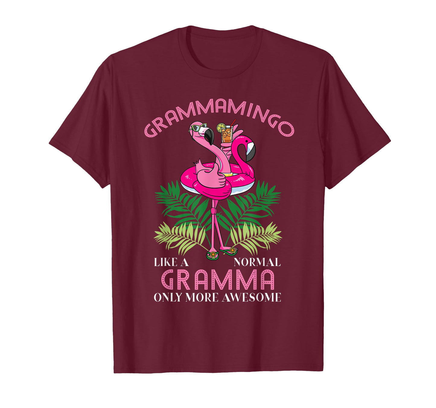 Grammamingo Gramma Flamingo Lover Grandma Grandmother T-Shirt
