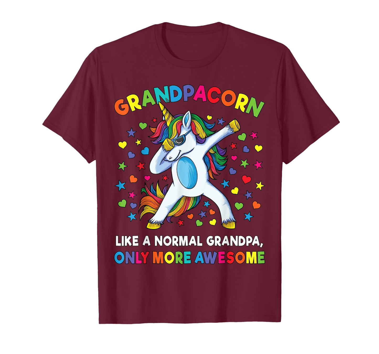 Grandpa Unicorn Boys Party Gift T-Shirt