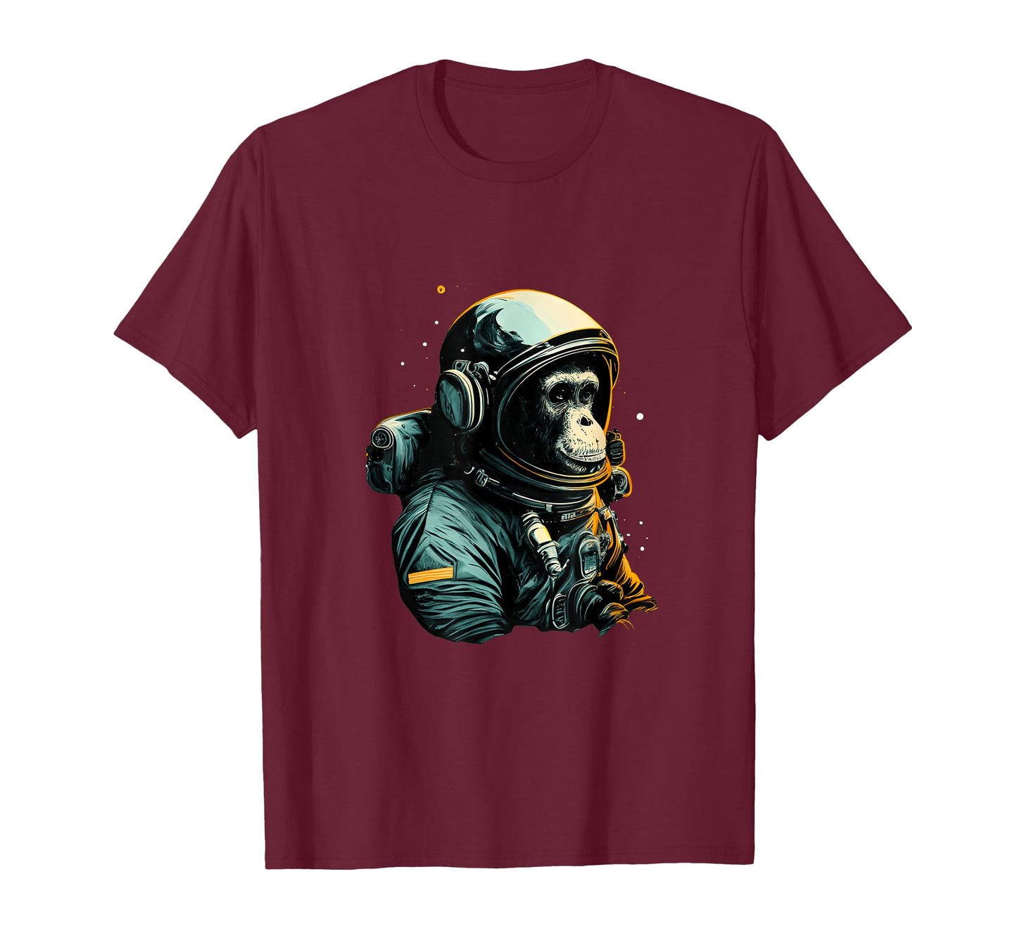 Chimpanzee Astronaut Space Travel Monkey Vintage Design T-Shirt