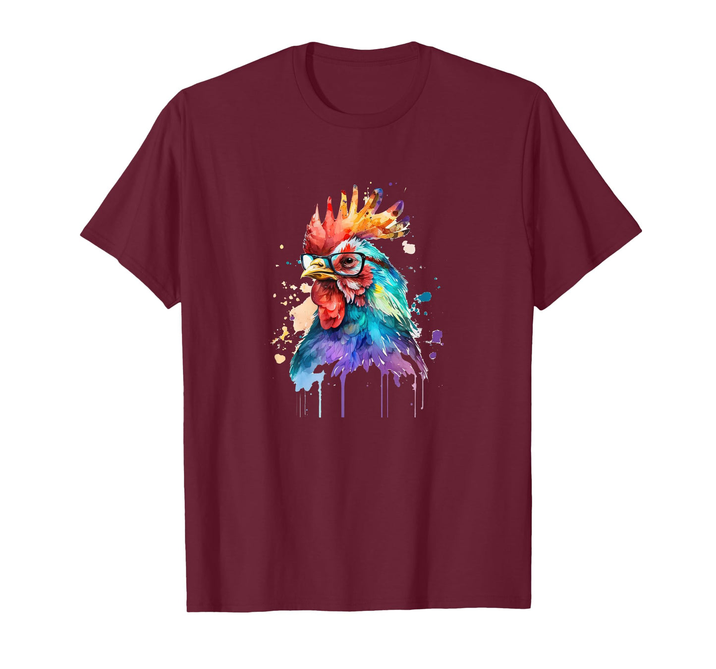 Cute Farm Chicken Lovers Motif Funny Country Design Chicken T-Shirt