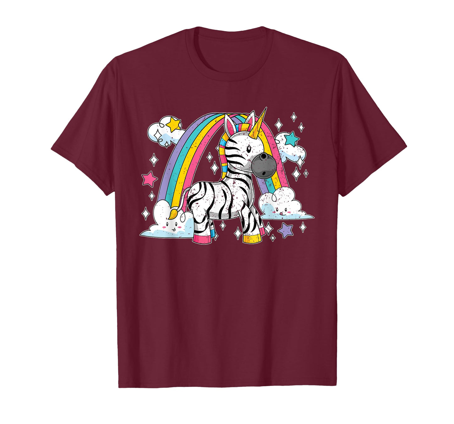 Africa Animal Zebracorn Rainbow Fairytale Zebra Unicorn T-Shirt