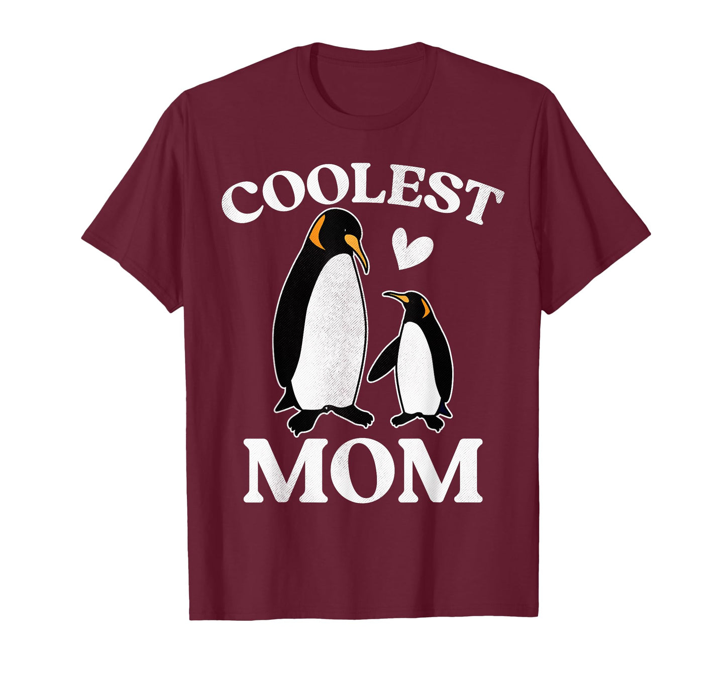 Coolest Mom Women Mothers Day Penguin Lover Mom T-Shirt