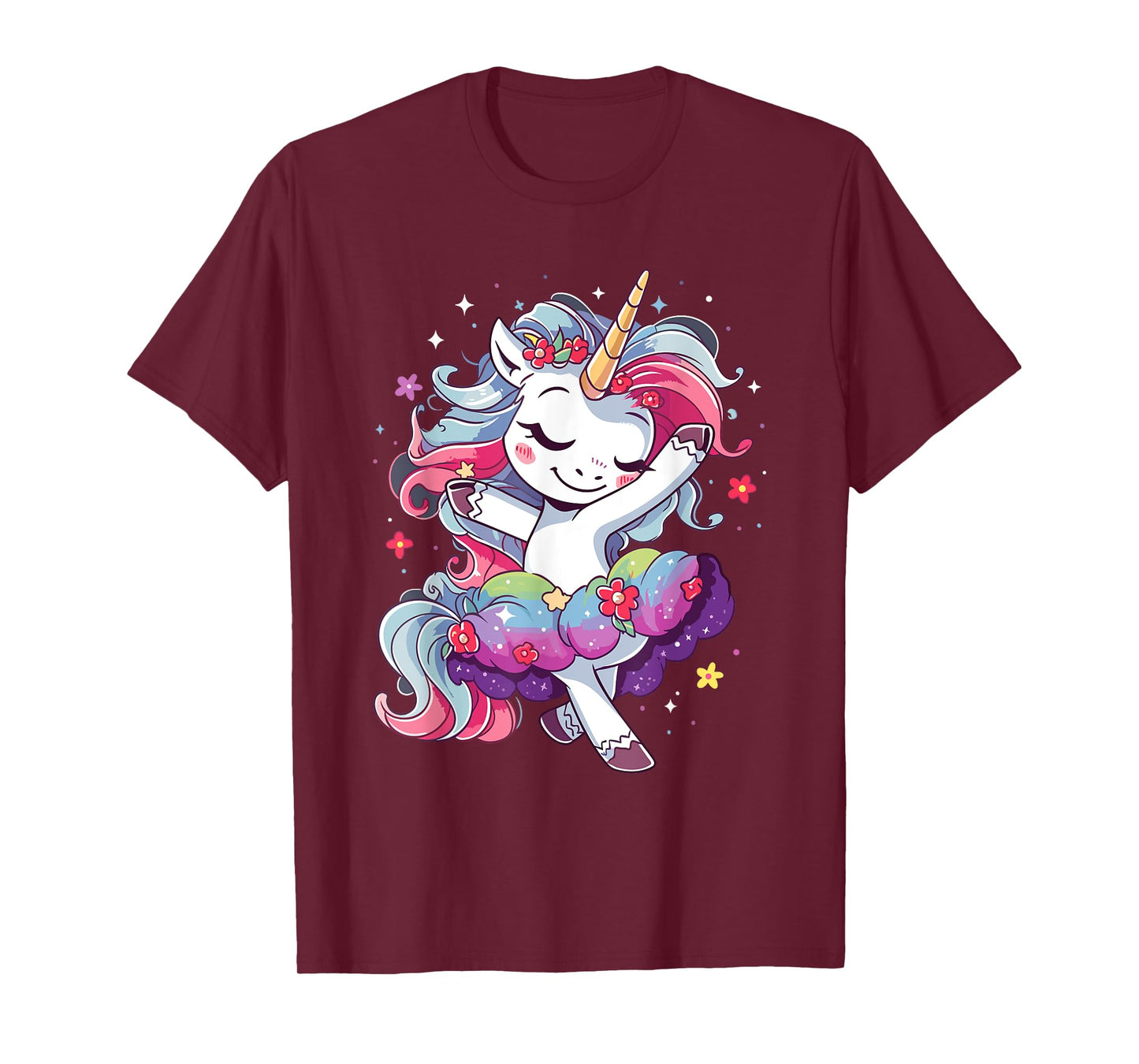 Ballet Dancer Unicorn Outfit Ballerina Dance For Girls T-Shirt