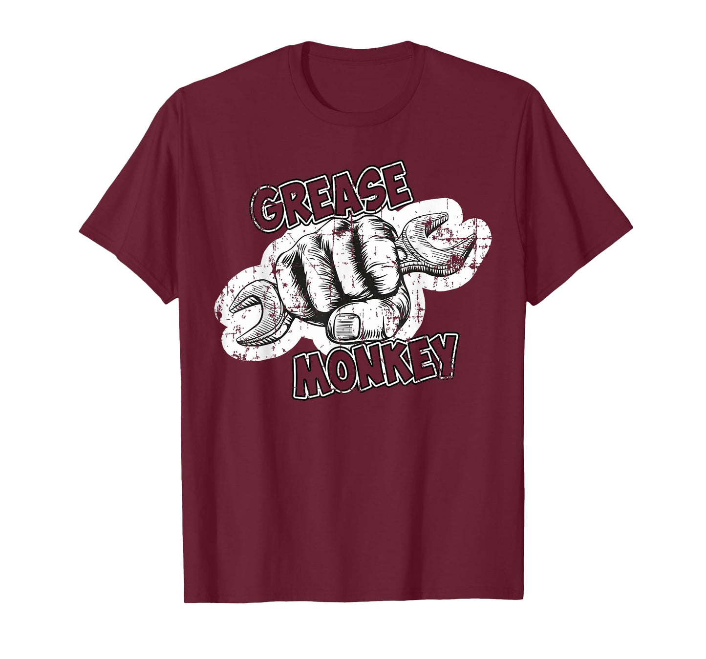 Grease Monkey Wrench Auto Mechanics T-Shirt T-Shirt