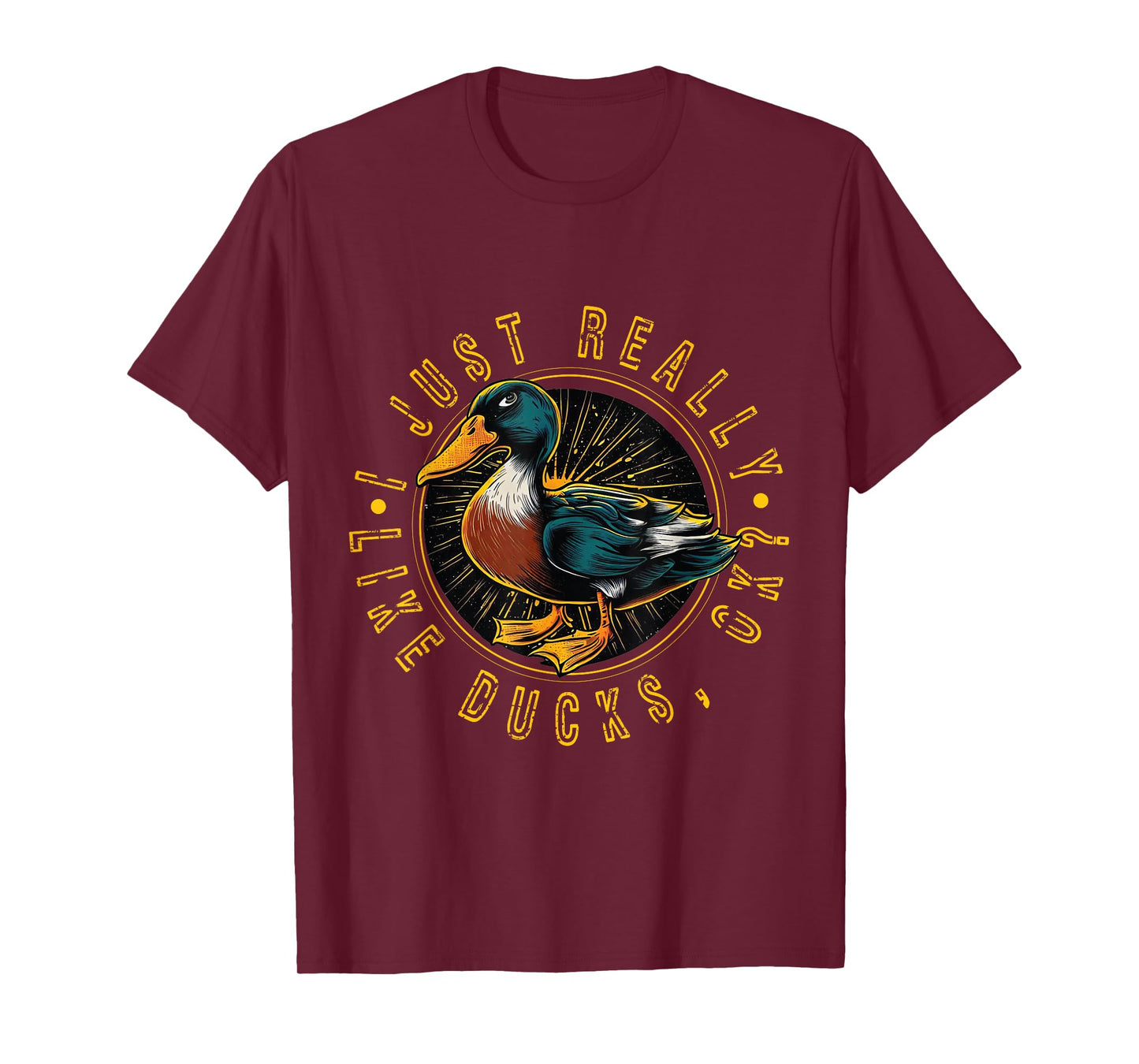 Just A Girl Who Loves Ducks - Duck T-Shirt