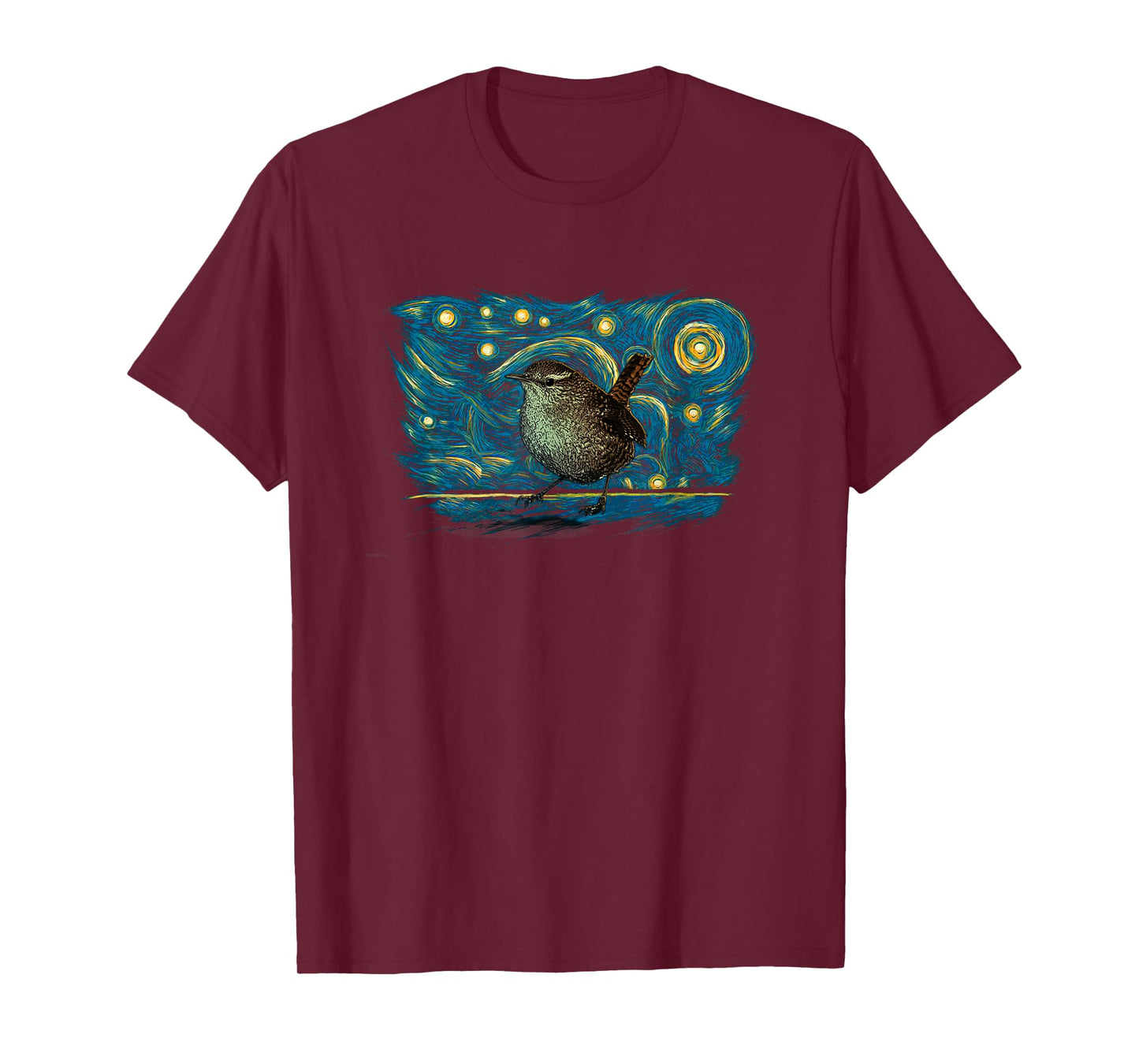 Retro Vintage Style Wren T-Shirt