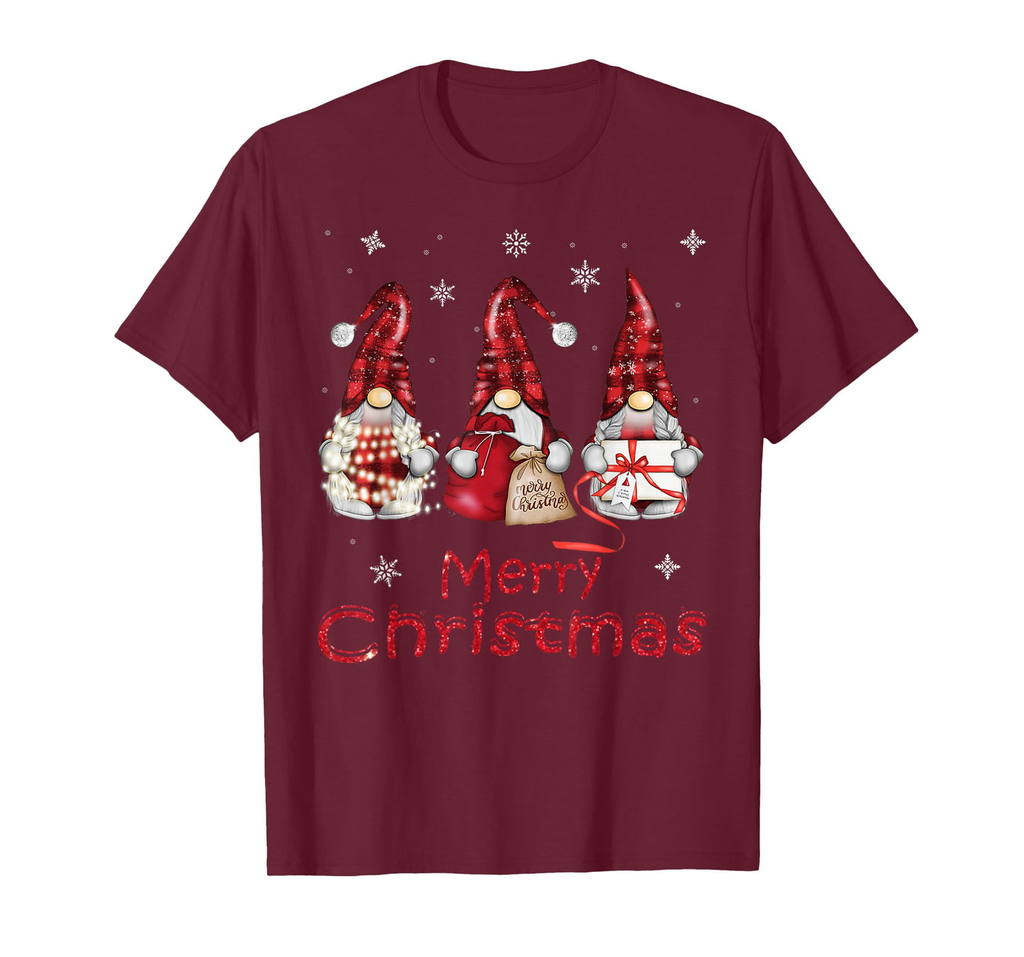 Gnomes Xmas Shirts Merry Christmas Men Women Kids T-Shirt