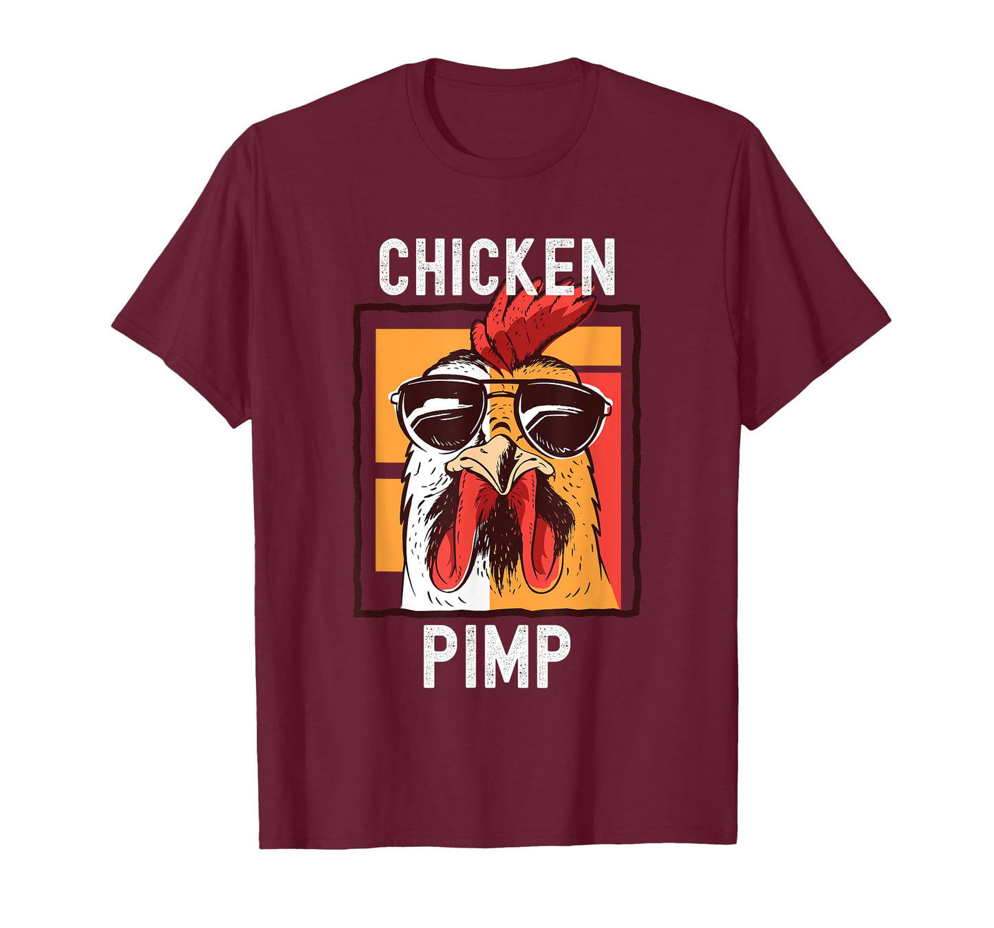 Chicken Pimp, Retro Vintage Farm Chicken Lover Gift T-Shirt