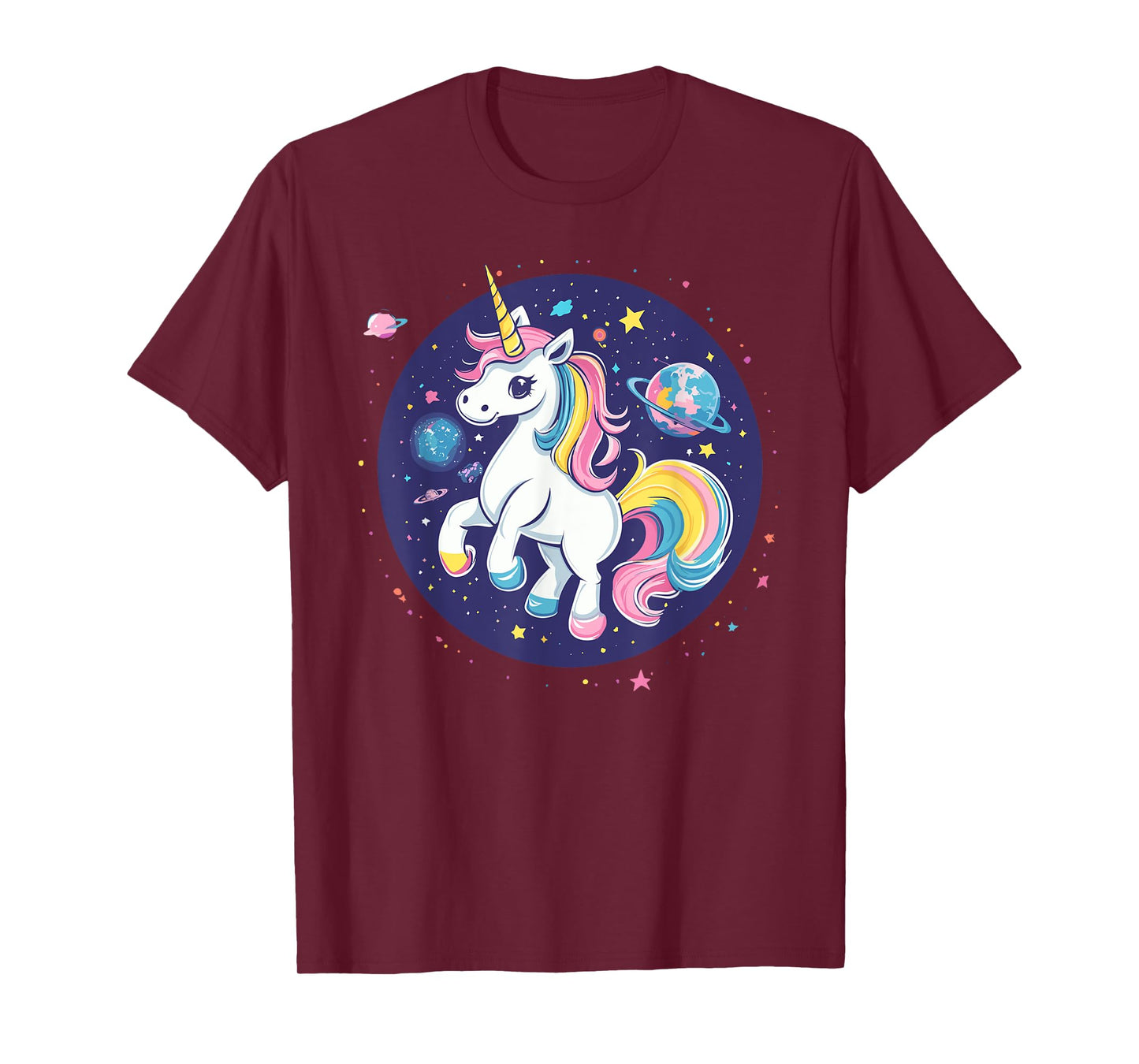 Unicorn In Space Cosmic Rainbow Adventure T-Shirt