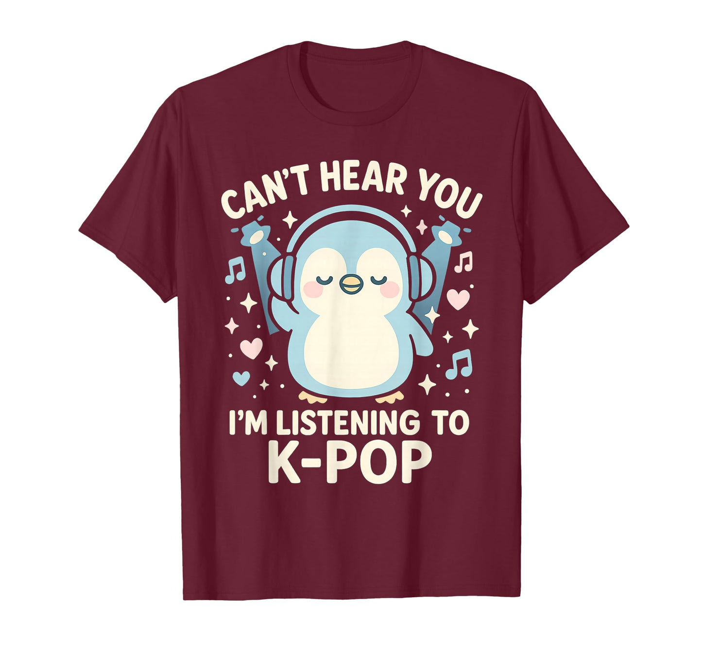 Kpop Penguin Pastel Kawaii Concert Anime Style T-Shirt