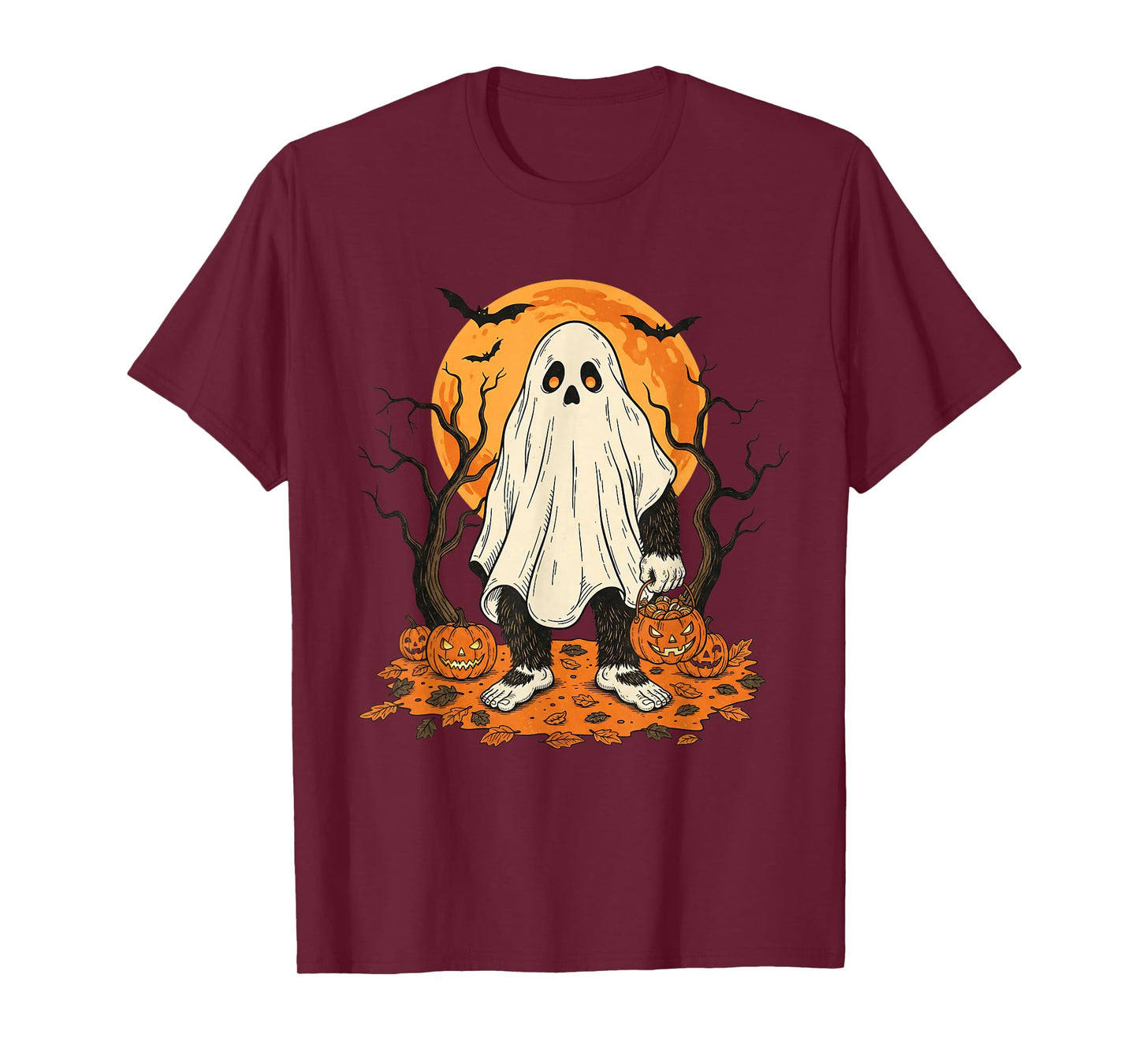 Funny Halloween Rocking Sasquatch Bigfoot Halloween T-Shirt