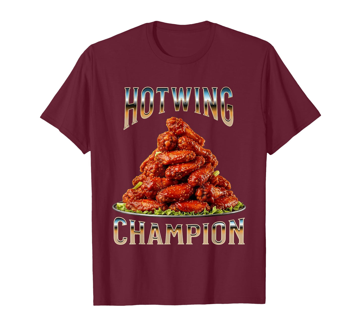 Hot Wing Champion Spicy Buffalo Chicken Wing Contest Winner T-Shirt