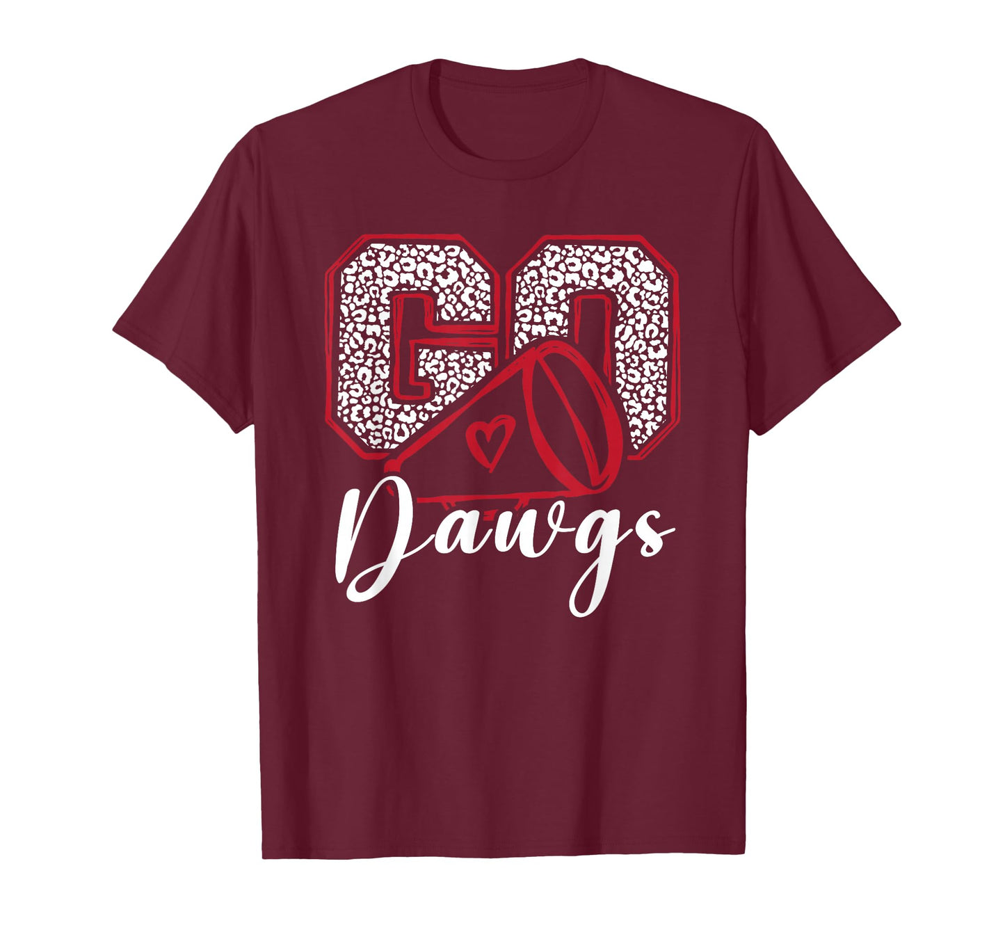 Go Dawgs Funny Bulldog for Men Women Kids Boys Girls T-Shirt