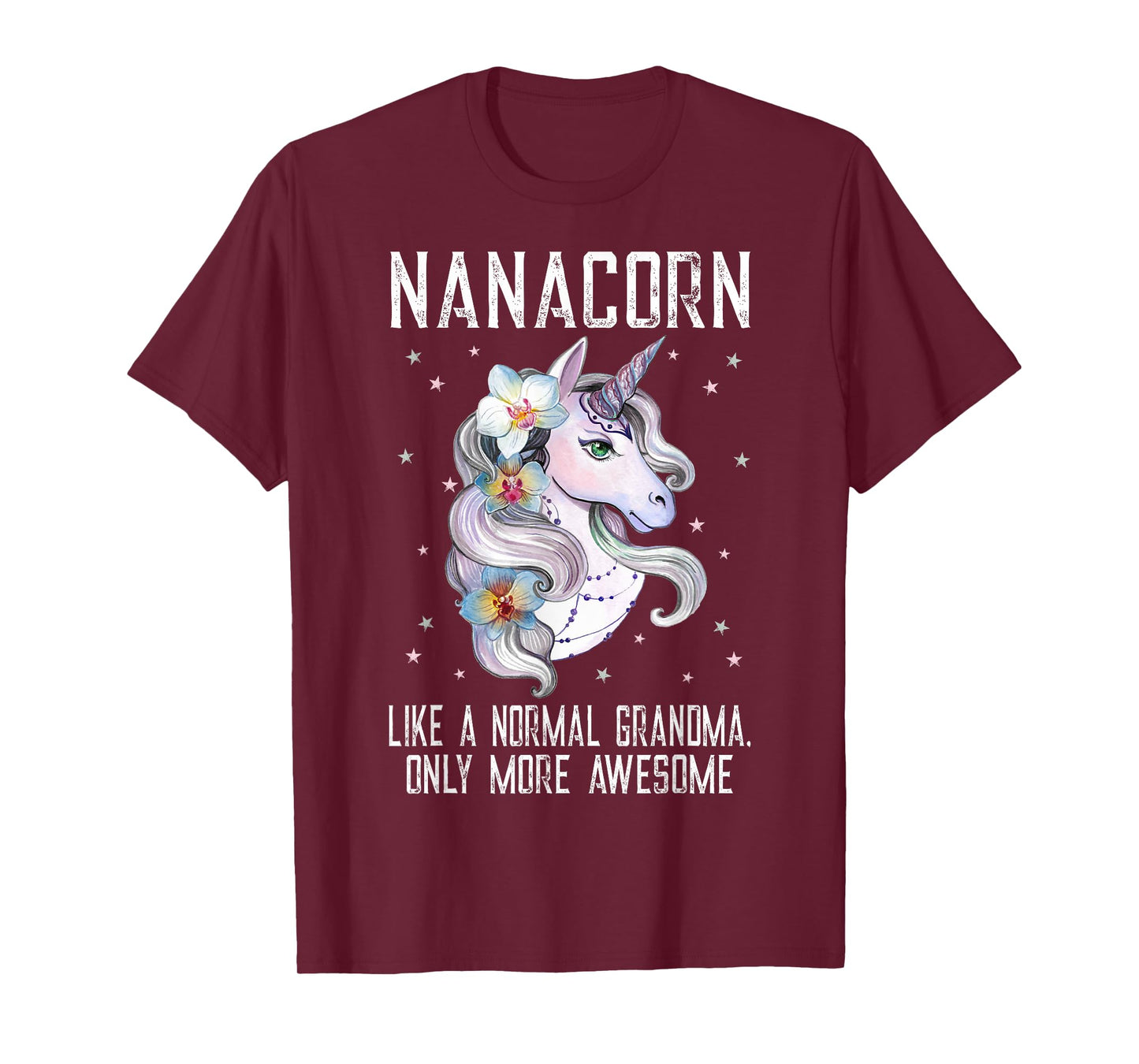 Nanacorn TShirt Cute Unicorn Lover Mother Day Gift Grandma T-Shirt