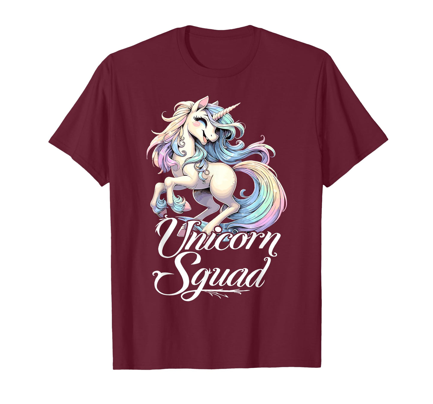 Unicorn Squad Birthday Party Cute Unicorn Girl T-Shirt