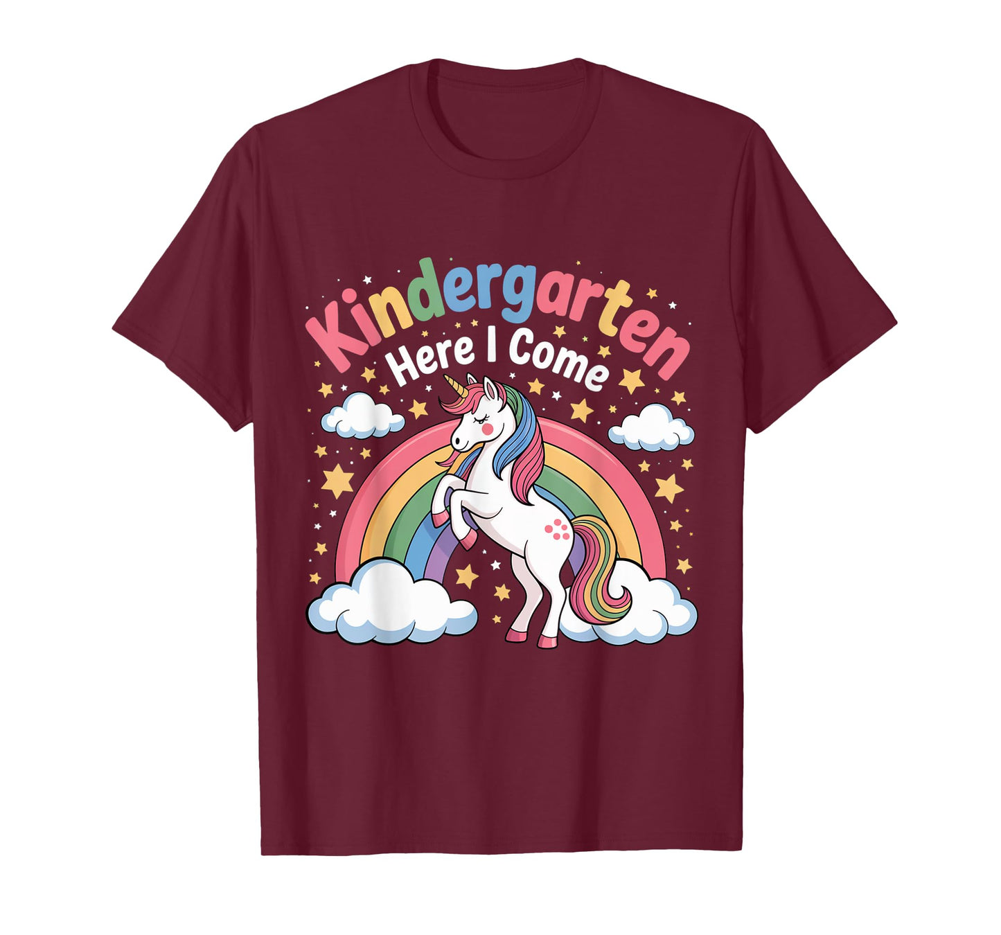 Unicorn Kindergarten Here I come School Kindergarten Girl T-Shirt
