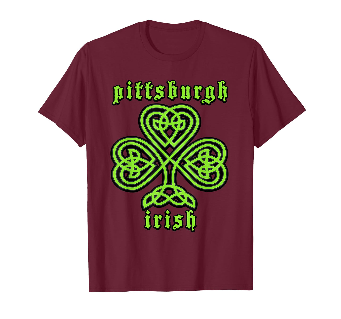 St Patricks Day Pittsburgh Irish Celtic Shamrock T-Shirt