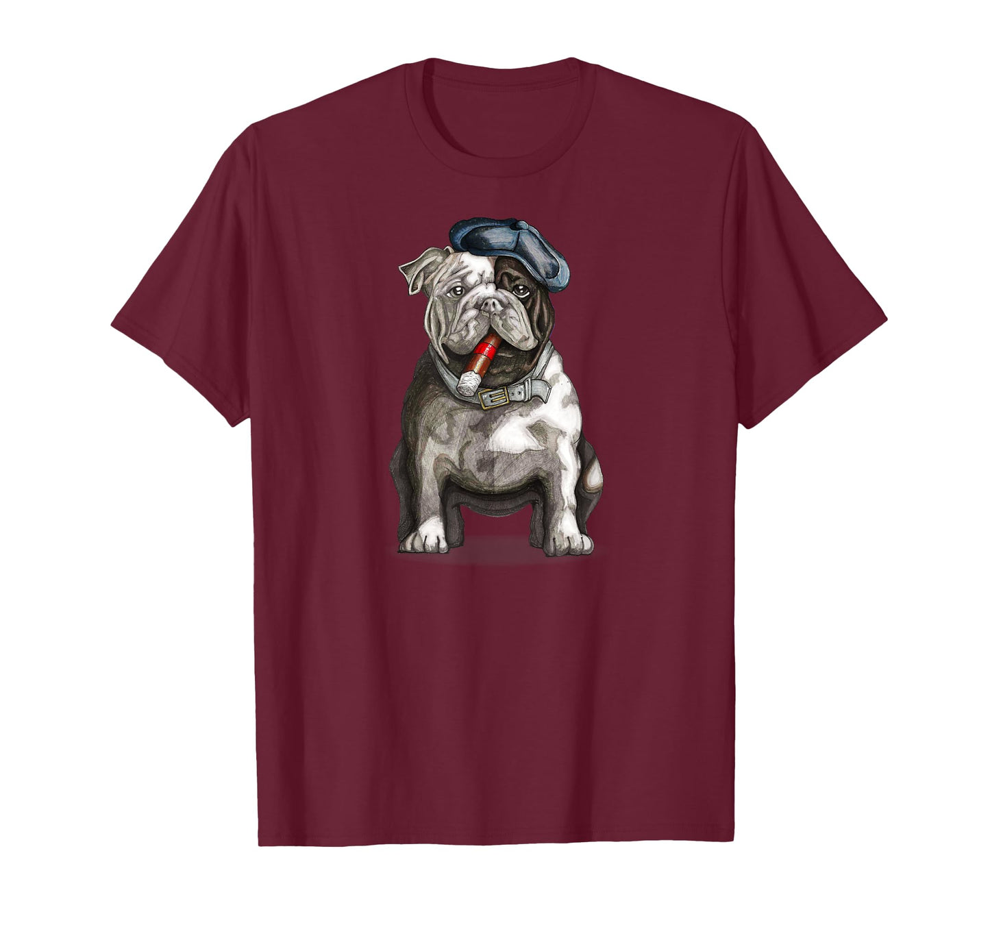 Bulldog Brooklyn New York Premium Cigar Men Women T-Shirt