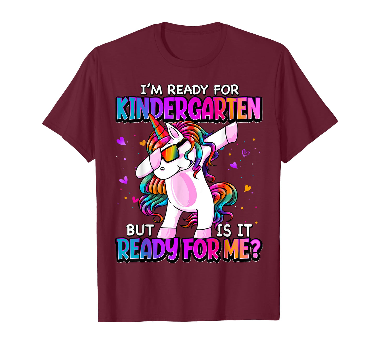I'm Ready For Kindergarten Back To School Kindergarten Girls T-Shirt