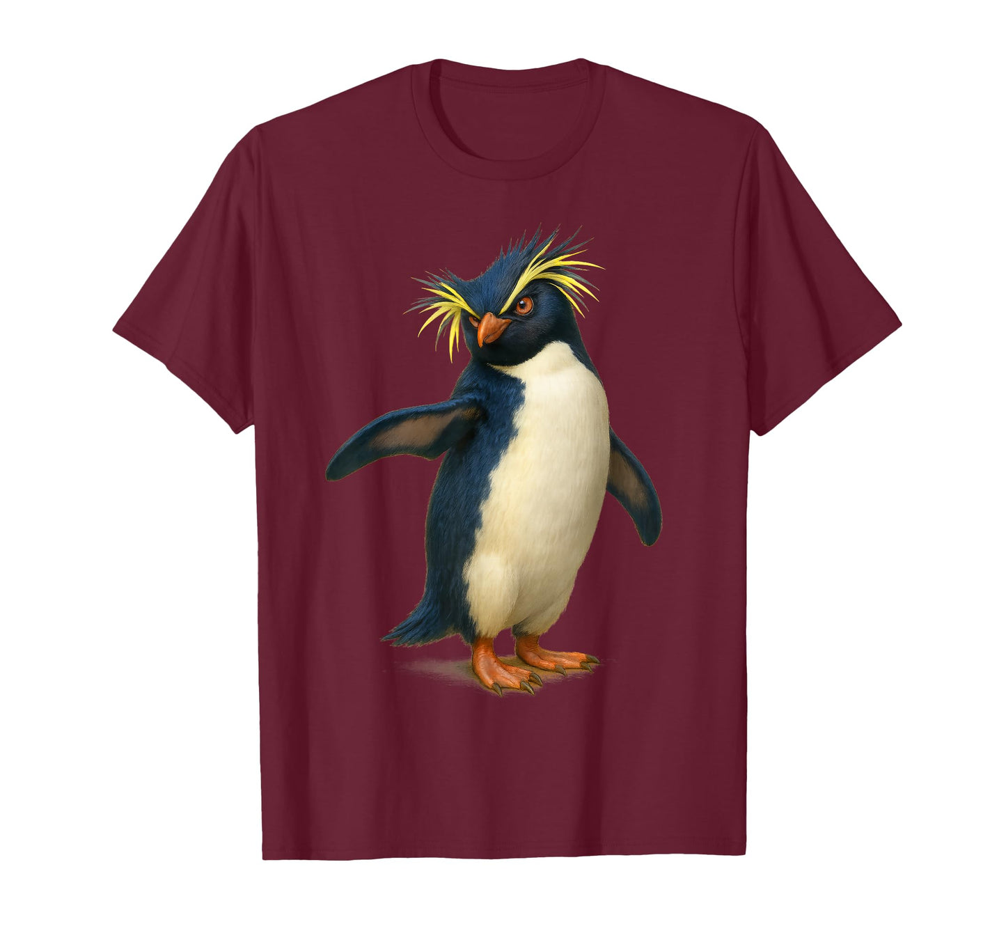 Rockhopper Penguin Illustration for Men Women Kids T-Shirt