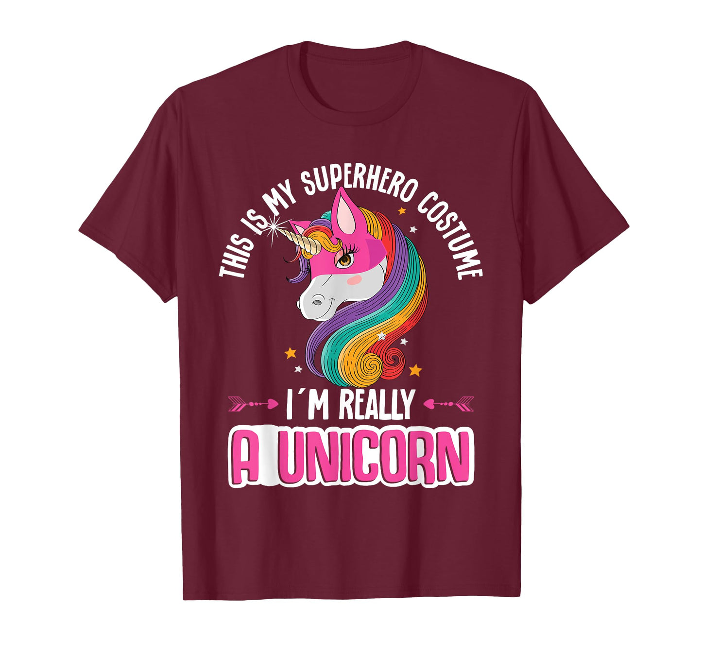 Unicorn This Is My Superhero Costume I´m Really A Unicorn T-Shirt