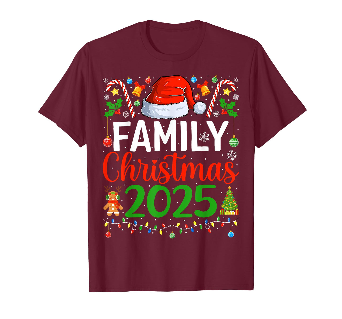 Family Christmas 2025 Matching Pajamas Xmas Family Christmas T-Shirt